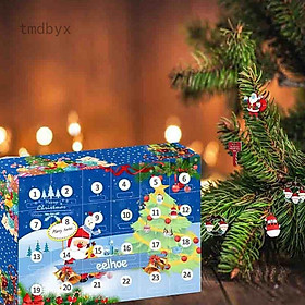 Christmas Blind Box Christmas Calendar 24 Pendant Gift Box