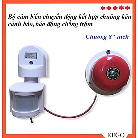 Mua Thiết bị chống trộm  chuông báo động cảnh báo ( giá cả bộ bao gồm cảm biến. chuông và phụ kiện lắp ) mua về chỉ việc lắp