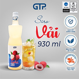 Siro GTP hương Vải/ Trái cây tổng hợp/ Dưa lưới