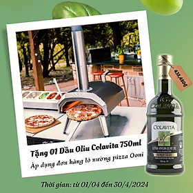 Lò Nướng Pizza Đa Năng Ooni Karu 12 Multi-Fuel Pizza Oven Sử Dụng Gas hoặc Than