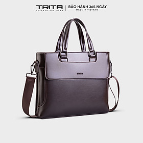 Cặp công sở Trita ( Thời trang nam hiện đại đựng vừa laptop 13 inch - Cặp da TCA22 )