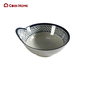 chén chấm tạo kiểu có tay cầm bằng melamine