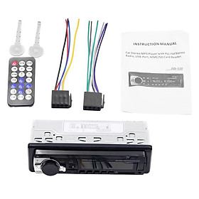 Car Audio Stereo MP3 Player Bluetooth In-  Stereo FM AUX Receiver JSD 520