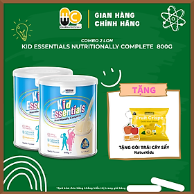 Combo 2 Lon Sữa Kid Essentials Sữa Úc Nestlé Health Science Cho Trẻ Biếng Ăn, Chậm Tăng Cân 800g - Bao Bì Mới [NHẬP KHẨU CHÍNH HÃNG]