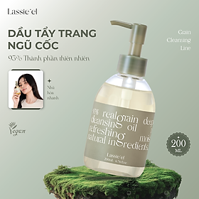 Dầu tẩy trang làm sạch sâu Enzyme Lassie’el Hàn Quốc 200ml - Thuần chay, lành tính, dưỡng ẩm