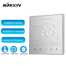 KKmoon Digital Water Heating Thermostat 7-Day Programmable with WiFi Connection & Voice Control Energy Saving AC 95-240V