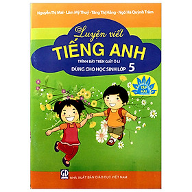 Luyện viết tiếng anh dùng cho HS lớp 5/2 - Trình bày trên giấy ôli