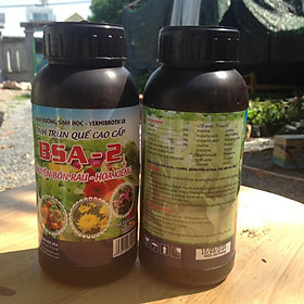 Chai 500ml dinh dưỡng sinh học chuyên dụng dành cho tưới, phun RAU- HOA KIỂNG chiết xuất từ tinh Trùn Quế cao cấp