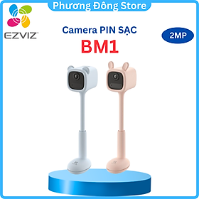 Mua Camera không dây Wifi trông trẻ  camera dùng PIN Ezviz BM1 Đàm thoại/ Phát nhạc/ AI- Hàng chính hãng
