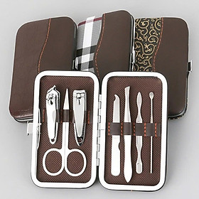 Bộ Bấm Móng 7 Món Kèm Hộp Dễ Thương - Hàng Chính Hãng ( Họa Tiết Ngẫu Nhiên)