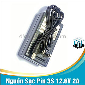 Nguồn Sạc Pin 3S 12.6V 2A loại thường ,Sạc Pin Máy Khoan, Ắc Quy 12V