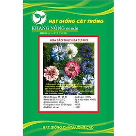 Hạt giống hoa bảo thạch ba tư mix màu KNS3684 - Gói 50 hạt