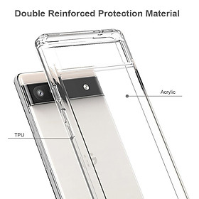 Ốp Lưng Cho Google Pixel 8 Pro / Pixel 8 / Pixel 7 Pro / Pixel 7 / Pixel 7A Acrylic Trong Suốt Chống Sốc