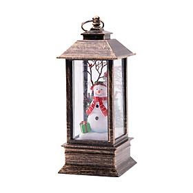 Christmas LED Lantern Santa Claus Snowman Xmas Tree Pattern Fairy Lights Battery Operated Hanging Lighting Lamp