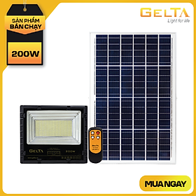 Mua Đèn led pha năng lượng mặt trời Gelta FLE200B