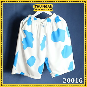 Quần Short Unisex Họa Tiết Trơn Cho Nam Nữ Chất Đẹp 20016