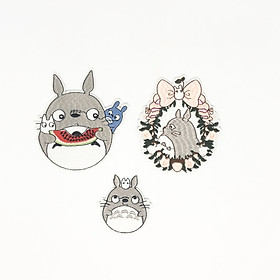 Combo 3 sticker ủi áo Totoro