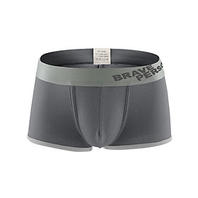 Quần Lót Nam Boxers Thương Hiệu Brave Person B1176 - Thiết kế cá tính, form dáng tinh tế, hợp thời trang, chất vải siêu mát mẻ, thoáng và thấm hút mồ hôi tốt, 3 màu cho bạn thoải mái lựa chọn