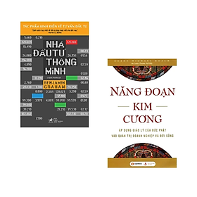 Combo 2 cuốn sách kĩ năng làm việc : nhà đầu tư thông minh + năng đoạn kim cương