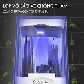 (SIÊU HOT) Hộp sấy và khử khuẩn đũa thìa bằng tia UV