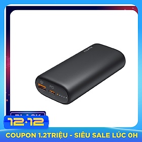 Pin Sạc Aukey PB-Y36 10.000 mAh Lõi Pin Tesla, Sạc Nhanh QC 3.0 Và PD 18W, Tích Hợp Đèn Báo Sạc Nhanh - Hàng Chính Hãng