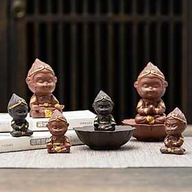 Tượng Tôn Ngộ Không Thiền Bằng Gốm