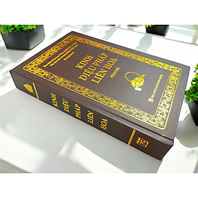 Kinh Diệu Pháp Liên Hoa - TD (14x24cm, bản cao cấp, giấy vàng xịn ( tặng bọc sách))