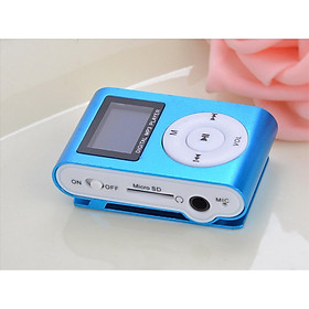 Máy Nghe Nhạc MP3 Mini Màn Hình LCD Hỗ Trợ Micro SD Xanh (32GB)