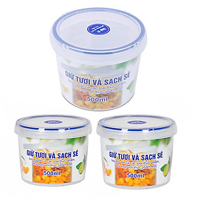 HỘP ĐỰNG THỰC PHẨM TRÒN 500ML SONG LONG
