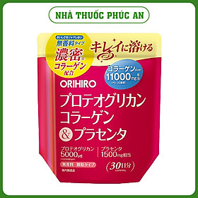 Bột Collagen Proteoglycan nhau thai heo 11000mg Orihiro Nhật Bản 180g