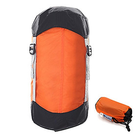 Túi ngủ nén đựng đồ siêu nhẹ 10L / 15L / 20L-Màu quả cam-Size