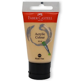 Tuýp màu vẽ acrylic 30ml flesh tin (màu da) Faber 183006