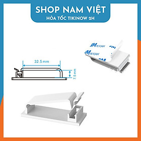 Kẹp Dán Tường Đi Dây Điện, Dây Cáp Gọn Gàng Loại Cao Cấp