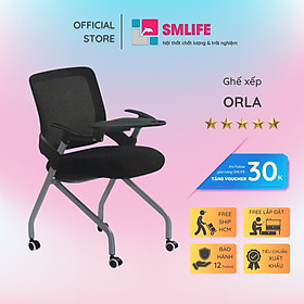 Mua Ghế xếp phòng học kèm bàn có bánh xe SMLIFE Orla