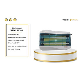Mua Đèn bắt muỗi côn trùng bẫy dính NION GD08 - Hàng chính hãng