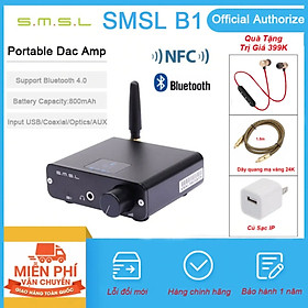 Quà Tặng Trị Giá 399K - SMSL Audio B1 - Bộ DAC Giải Mã Âm Thanh Bluetooth 4.2 NFC aptX S.M.S.L B1 - DAC Bluetooth 4.2 & NFC, aptX. - Dac Bluetooth 4.2 & NFC, aptX, SMSL Audio B1 - Hàng Chính Hãng