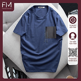 Áo thun cổ tròn thời trang nam, chất cotton muối 100% mềm mại, thoáng mát, thấm hút tốt - FORMEN SHOP - FMPS206