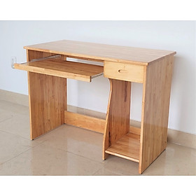 Mua Bàn Máy Tính  Bàn Làm Việc 50x100cm Gỗ Cao Su Có Hộc - Gỗ Song Bản
