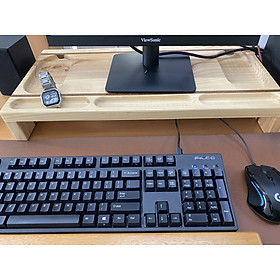 Mua Kệ gỗ màn hình máy tính - Gỗ Thông - Tiết Kiệm Diện Tích