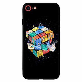 Ốp lưng in cho Iphone 7/ 8 Rubik Vũ Trụ