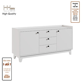 [Happy Home Furniture] KINA , Kệ ti vi 3 ngăn kéo - 2 cửa mở , 140cm x 40cm x 68cm ( DxRxC), KTV_011