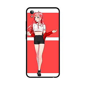 Ốp Lưng Dành Cho Vivo Y91C mẫu Cô Gái Nền Hồng Anime - Hàng Chính Hãng