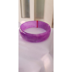 Vòng Tay Nữ Đá Cẩm Thạch Mới Bản Hẹ Tím rịm đều quá đẹp Ni 52mm x Cao16mm x Dầy 4mm Chất liệu đá cẩm thạch Màu tím tịm nhẹ đều bóng đẹp quá Size vòng 52mm Nữ mạng hỏa mạng thổ 47kg đến 50kg đeo ạ