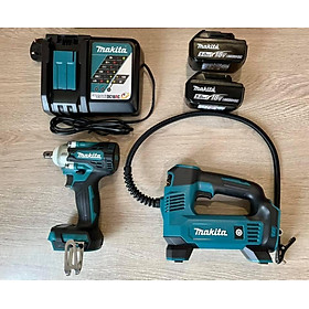 BỘ SẢN PHẨM (DMP180＋DTW300)(18V) MAKITA DLX2424JX1 (02 PIN 18V 01 ĐẾ SẠC 01 VALI ĐỰNG MAKPAC) - HÀNG CHÍNH HÃNG