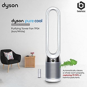 Quạt Tháp Điều Hòa Không Cánh Kèm Lọc Không Khí Dyson Pure Cool Link TP04, Loại Bỏ 99% Bụi Mịn Và Vi Khuẩn, Nhập Đức