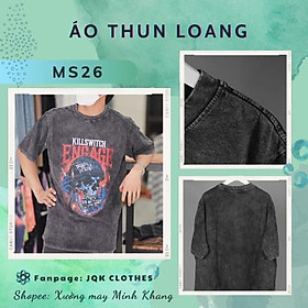 Áo thun loang nam nữ Breaking Bad tay lỡ chất liệu cotton 100% cao cấp dáng unisex