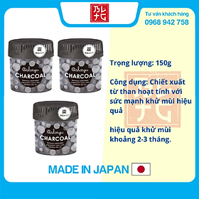 Combo Hộp khử mùi thơm phòng than hoạt tính nội địa Nhật Bản