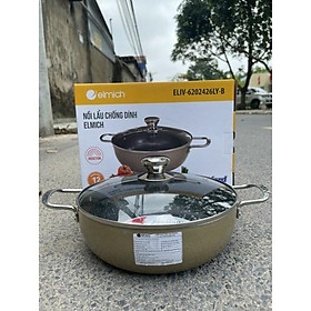 Mua Nồi Lẩu Chống Dính Elmich 26cm Smartcook 5552KMB