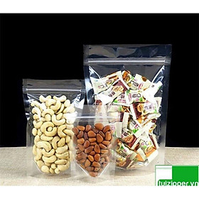 Mua Túi Zip trong 2 mặt đáy đứng- Túi Zip trong suốt bao bì túi zip Hàng Siêu Tốt ĐỦ SIZE - MH31160