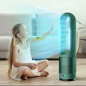 Mua Quạt không cánh siêu mát an toàn UML-018 công suất 40W kèm điều khiển 8 tốc độ gió để bàn sang trọng